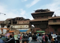 네팔 카투만두 지진참사 현장